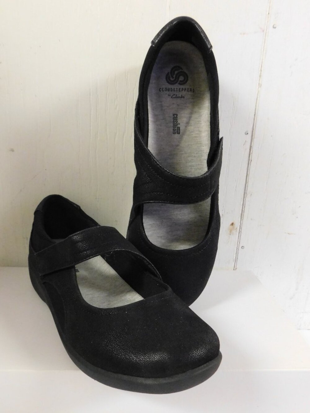 Cloudsteppers by Clarks Sillian Bella Mary Jane Style Shoes Black NEW Sz 8